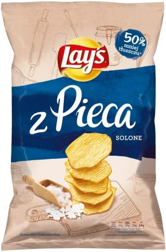 Lays Salted Crisps (z Pieca Solone) 125gr x 10 pack