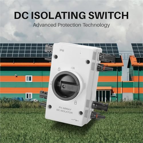 Interrupteur photovoltaïque 1000V 32A pour couper le courant DC extérieur - 3