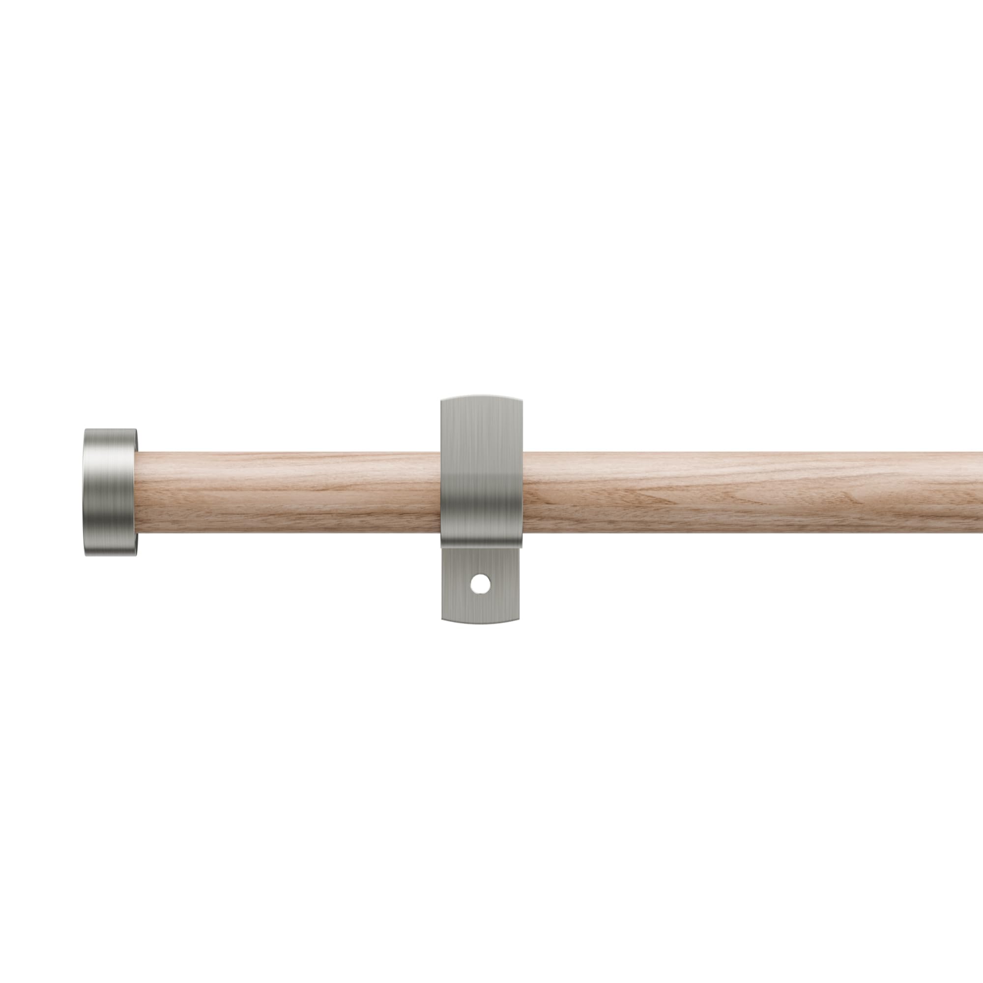 Uitschuifbare gordijnstangen 76-280cm, nieuwe geüpgradede diameter 19mm houtnerf gordijnroede met eindstukken voor gordijnen met ogen, decoratieve raamstangen voor slaapkamer, woonkamer