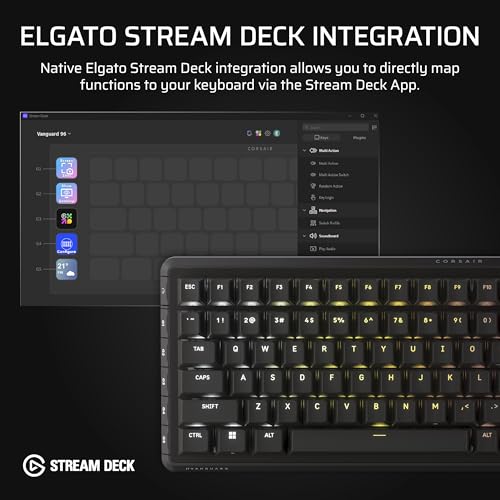 CORSAIR Vanguard 96 RGB Mechanical 96% Wired Gaming Keyboard – Black - image 9