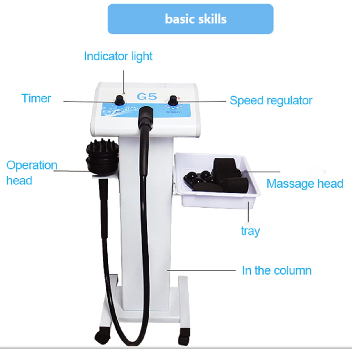 massagegerät vibration physiotherapie Professionelles Vibrationsmassagegerät: Mit Heiß-/Kalt-Dual-System main image 1