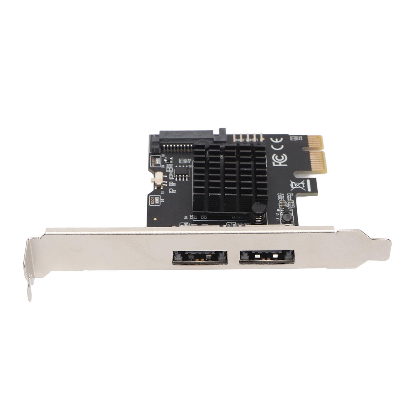 Scheda di espansione M.2 a SATA3.0, 6 porte SATA 3.0 controller PCIe per chip ASM1166, 6 x SATA3.0 6 Gbps, scheda adattatore PCIE3.0 X2 16 Gbps Scheda di espansione M.2 a SATA3.0, 6 porte SATA 3.0 controller PCIe per chip ASM1166, 6 x SATA3.0 6 Gbps, scheda adattatore PCIE3.0 X2 16 Gbps