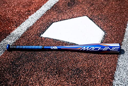Rawlings | Machine Baseball Bat | Usa | -10 Drop | 1 Pc. Aluminum | 2 5/8 Barrel, Multicolor #TOP3
