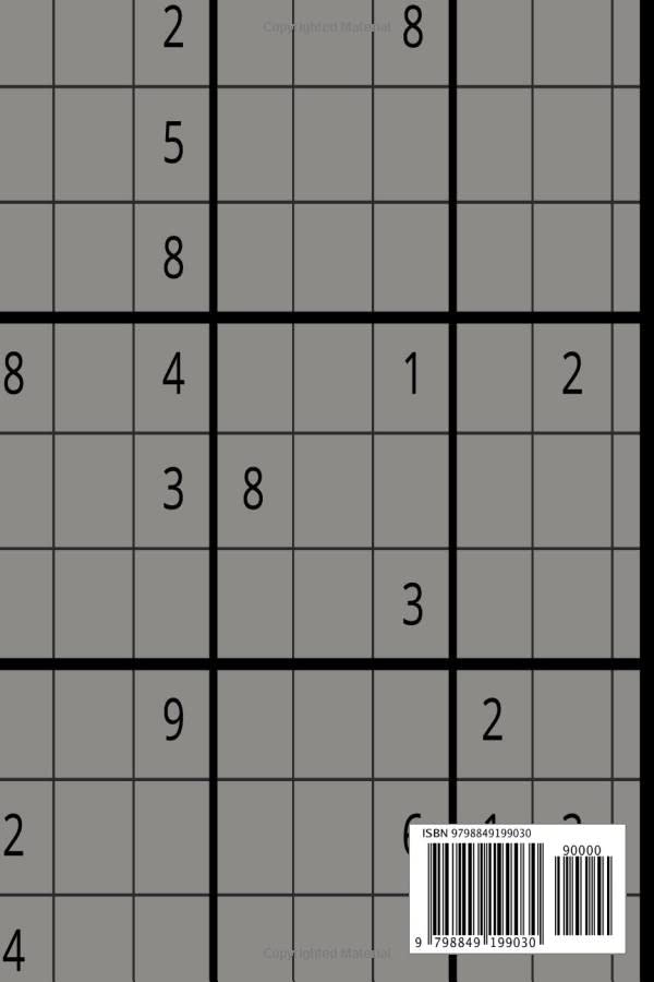 Miniatura 2 de Sudoku Puzzle Books for Seniors Large Print Sudoku Puzzle Books for Adults and Seniors A Travel Size Puzzle Book with One (9X9 Grid) Puzzle on Each