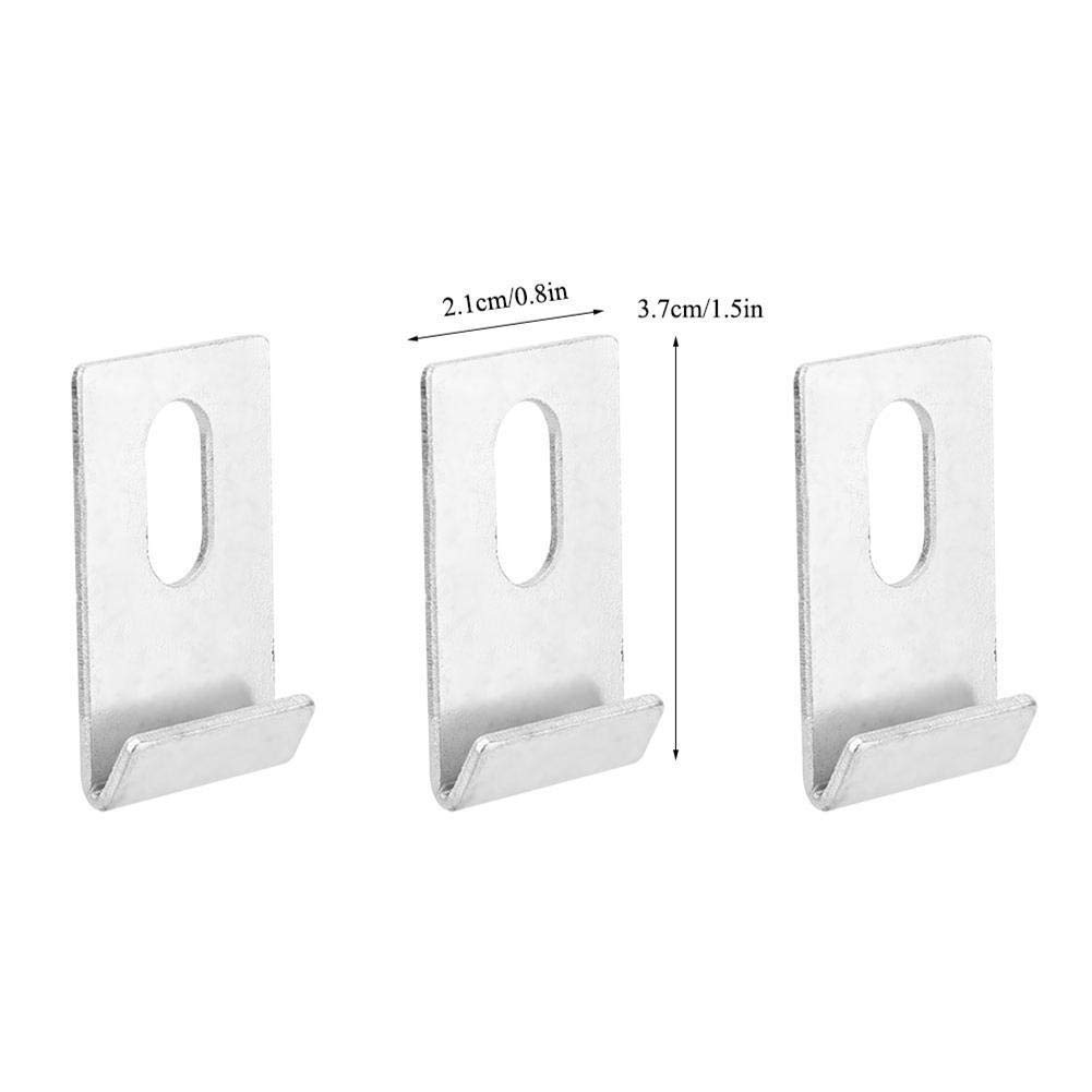 10 pezzi di clip per base per serra Nastro in metallo J Clip di fissaggio Attacca il kit di attrezzi per varie serre