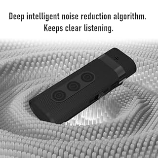 Topiky Amplificatore Acustico per Anziani, Amplificatore Audio Ricaricabile con Cuffie Cablate, Dispositivo Audio Personale e Dispositivo Potenziatore Vocale, Controllo (BLACK)