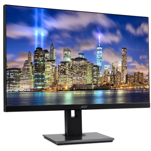 Image of Acer Vero B7 B277 E 27 inch 1080P Full HD 100Hz 4ms Anti-Glare LCD Monitor, 2-Pack Bundle with Adaptive Sync, Eye Care, VGA, HDMI, DisplayPort, Integrated Speakers, Desk Mount Dual Monitor Stand