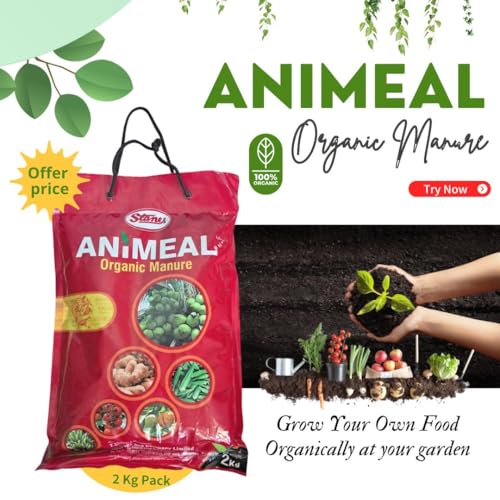 Image of T. Stanes Animeal Organic Manure 2 Kg pack | Nitrogen and Phosphorus Rich | Organic input for improving soil fertility | Availability of nutrients to the plants|