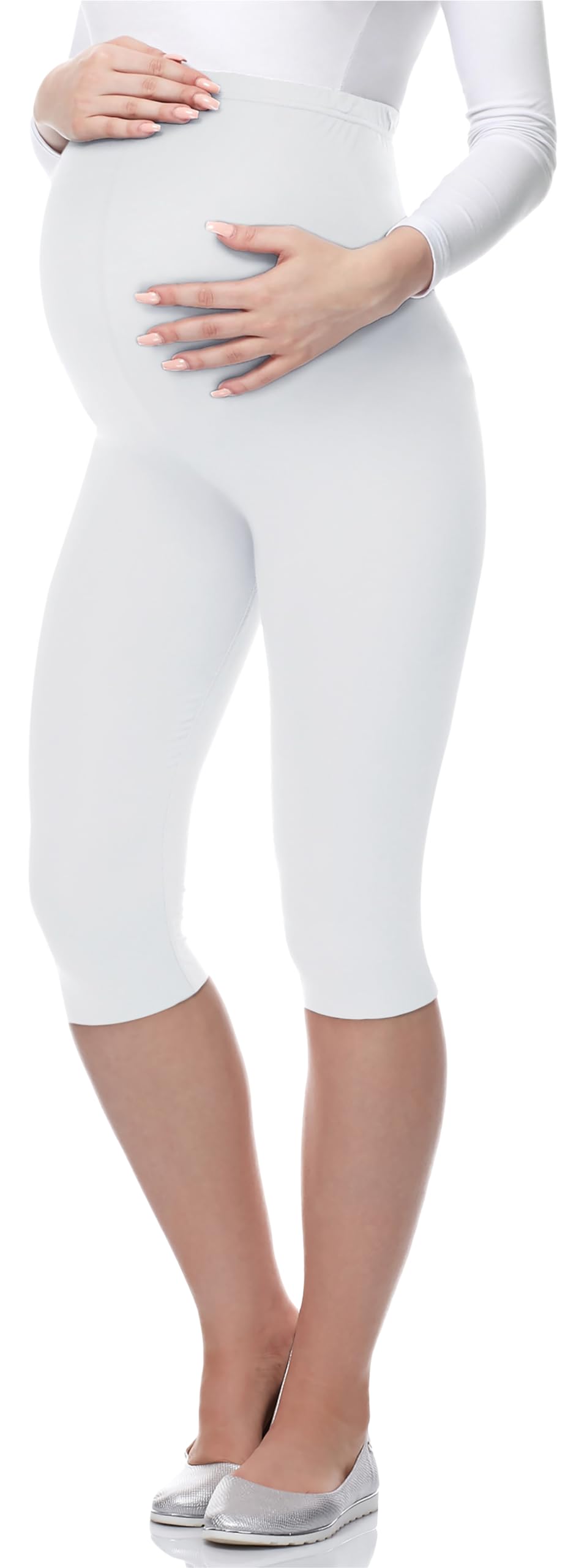 Be Mammy 3/4 Umstandsleggings aus Viskose BE-03