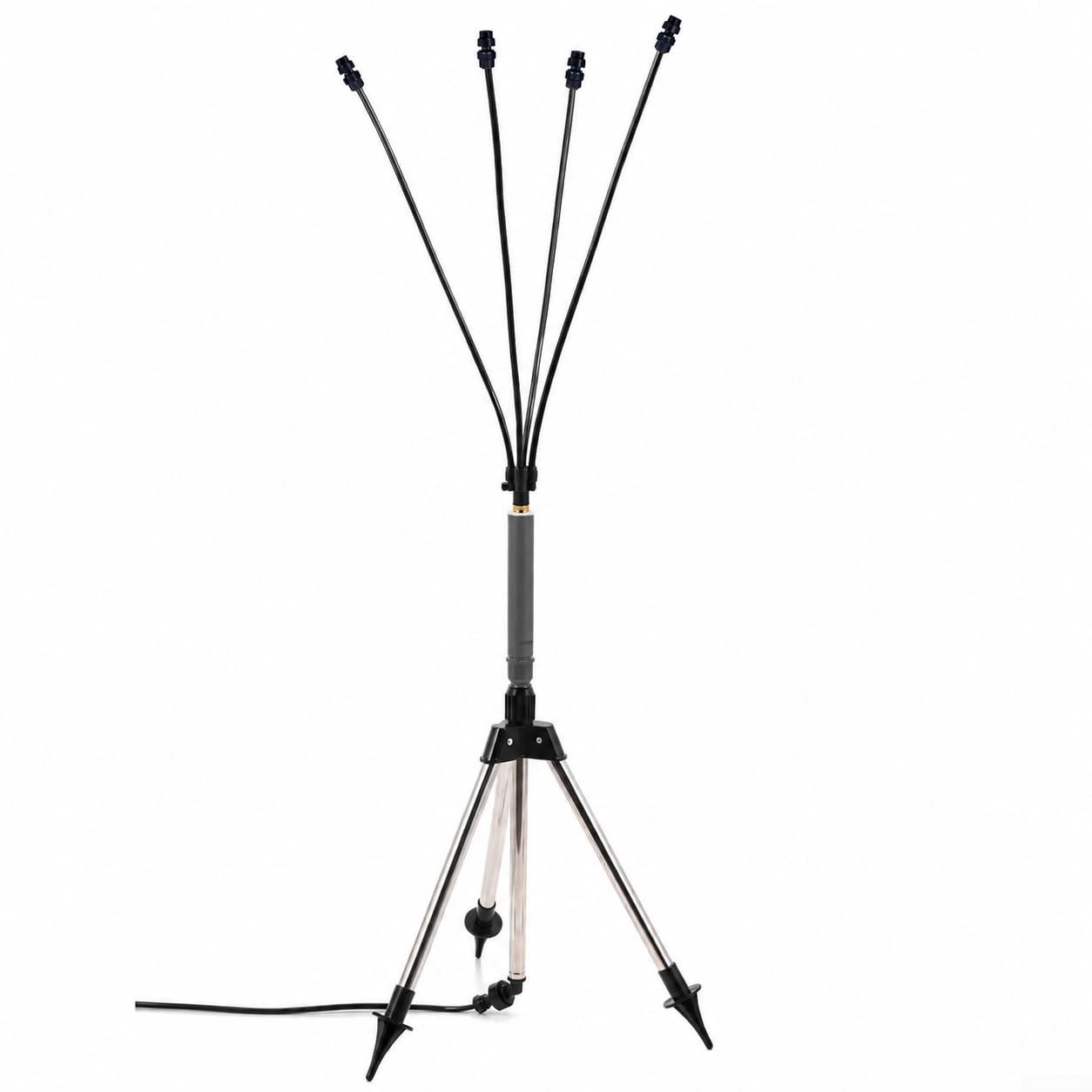 Stand-Nebel-Kühlset, 360°-Sprühnebel-Set, tragbares Standnebel-Set mit 91 cm bis 122 cm verstellbarer Höhe, tragbares Nebel-Kühlsystem für Terrasse, Pool, Grill, Kühlung, Kinder, Wasserspielen