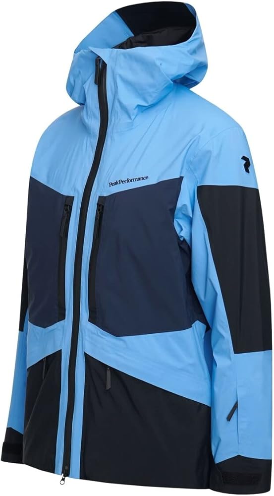 Peak Performance Mens Ski Jacket M Gravity 2l Blue Elevation Mens