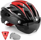 【Protección profesional, salva tu vida】: cascos de bicicleta con espuma de PC + EPS de alta densidad importada definitivamente mejorarán el rendimiento seguro que puede salvar tu vida en situaciones emergentes.