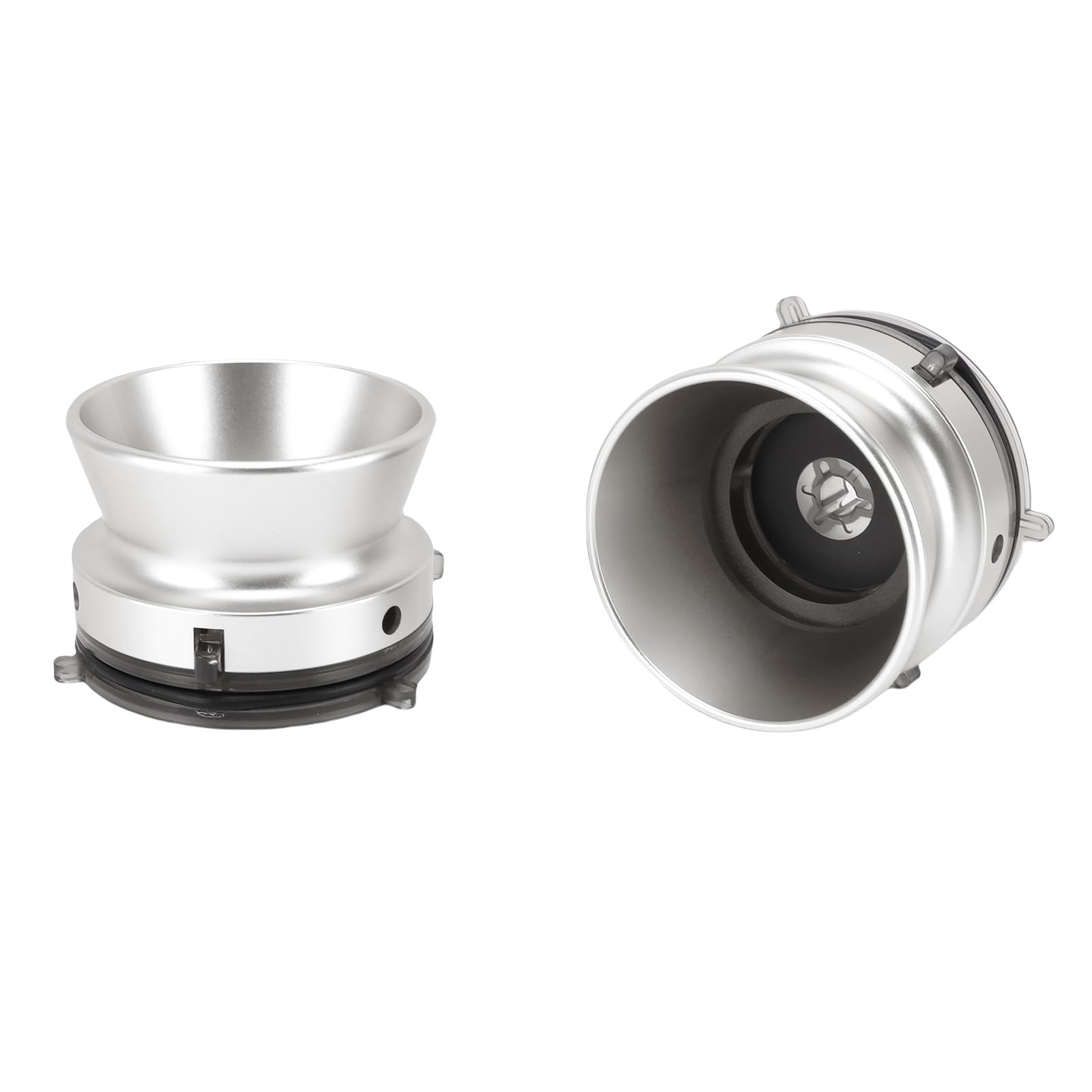 FILFEEL Adaptadores de Buje NAB/Dispositivo de Carga Universal de 4 Pulgadas y 10 Pulgadas para Grabadora de Cinta de Carrete a Carrete - Adaptador de Buje de Aleación de Aluminio Bloqueable