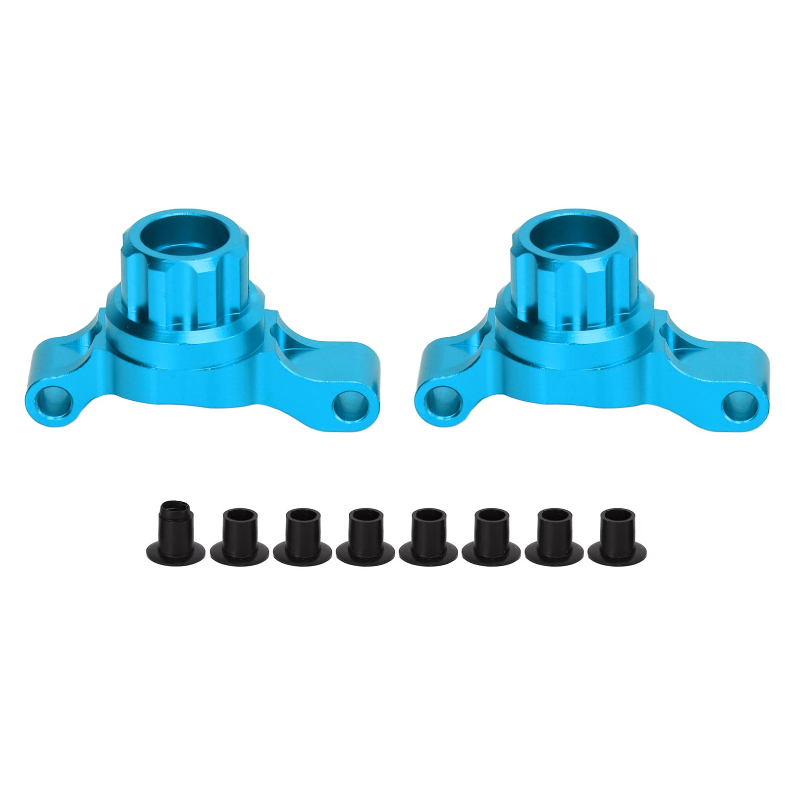 Tt02B Alu Aluminiumoy Tt 02 Podwozie Rc Aluminiumoy Tylne Kierownice Części Zamienne do Tt02 1 10 Rc Akcesoria Samochodowe Rc Tylny Kubek Kierownicy (BLUE)