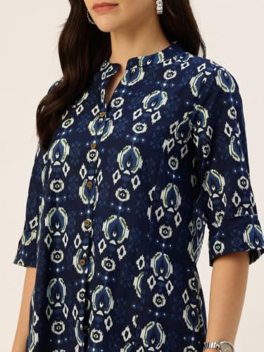 Image of Printed Mandarin Shirt - Casual & Chic (S-3XL)