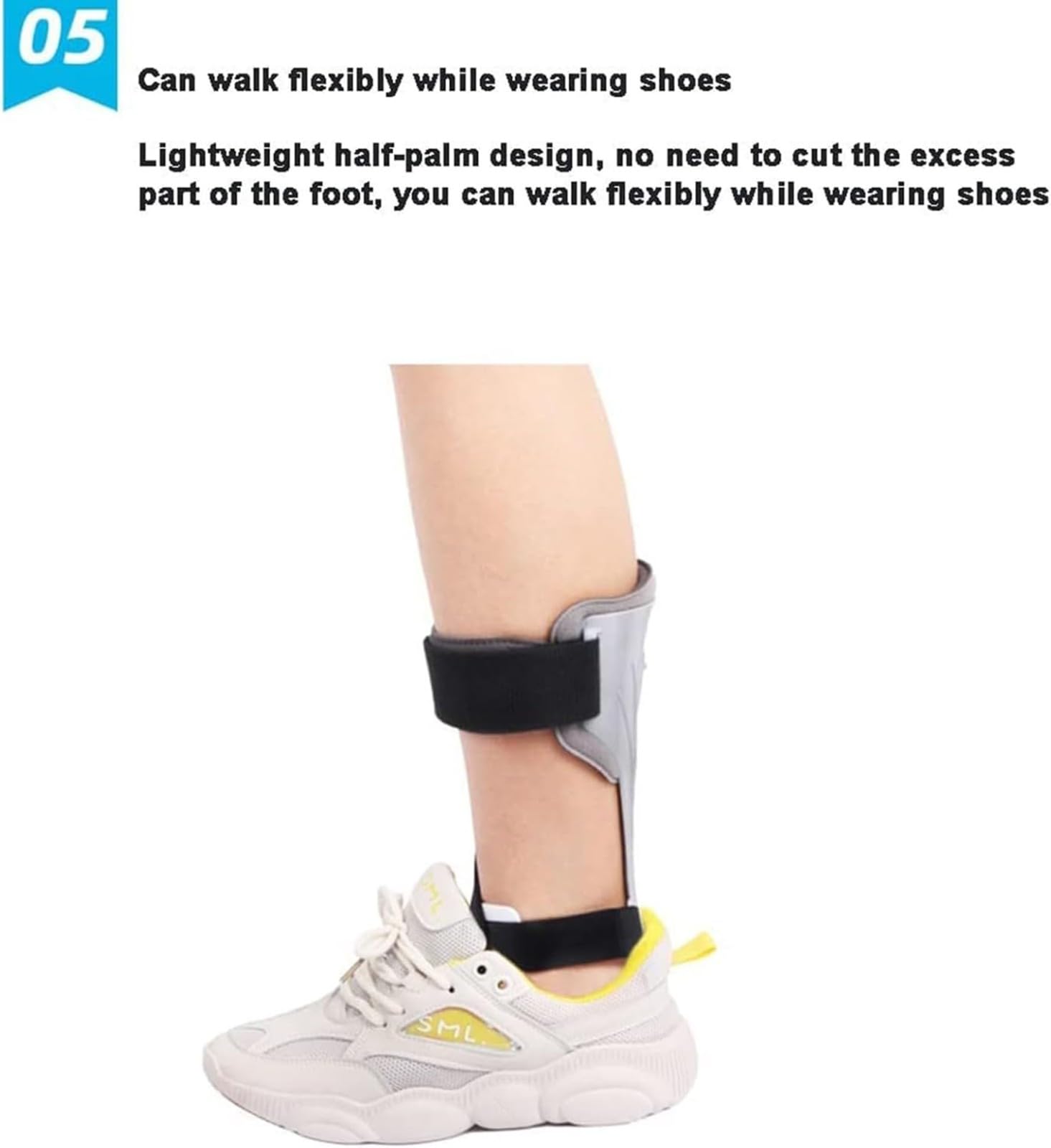 Orthèse De Pied De Cheville,Chute D'attelle De Cheville,Stabilisateur De Cheville,Pied Tombant Posture Releveur Soutien pour Pied Tombant Maladie De Contracture du Tendon D'achille