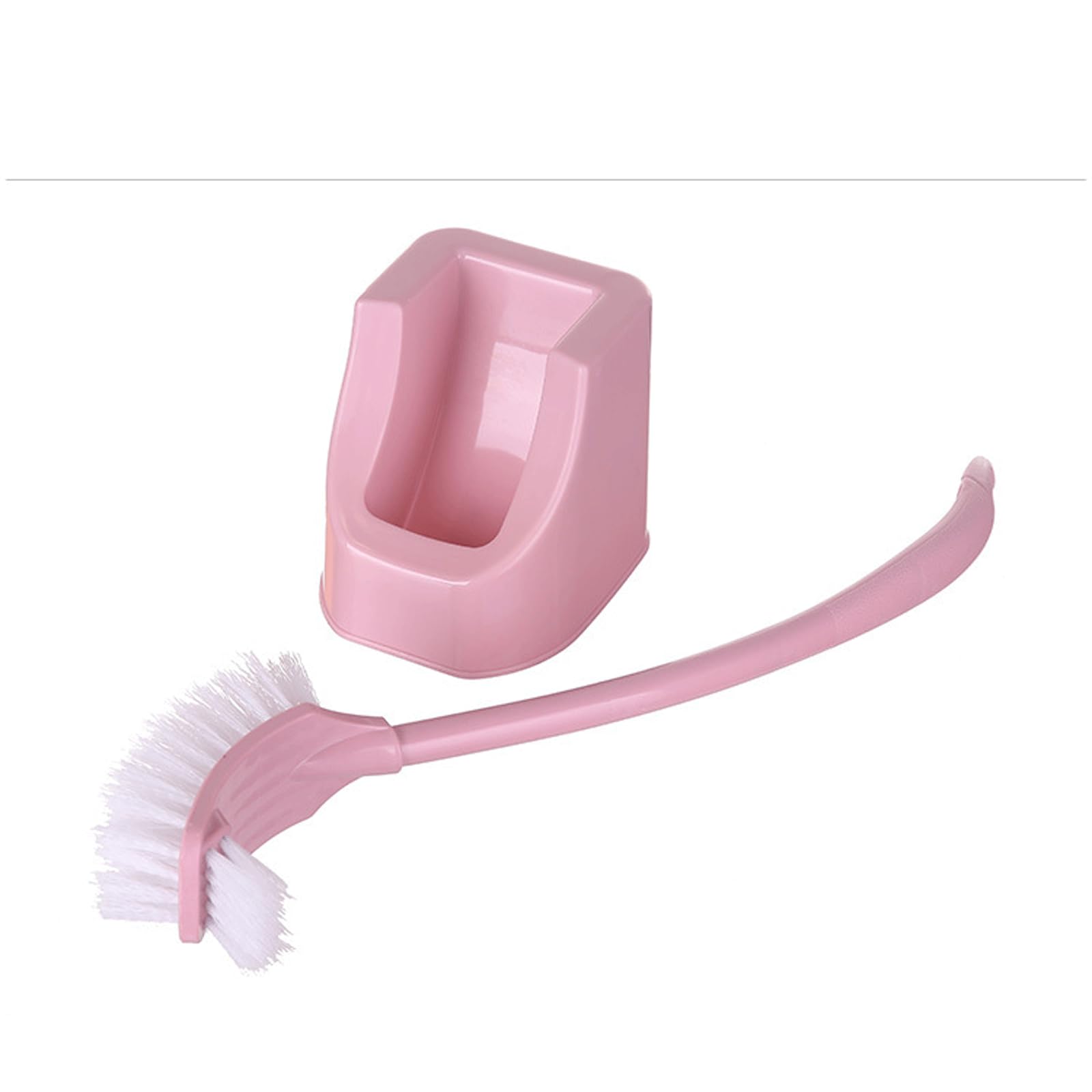 Juego de cepillos de agua con mango largo y cepillo de inodoro de base de doble cara para limpieza de baño Scovolino por cepillo de inodoro de agua para una higiene eficaz y fácil de usar.