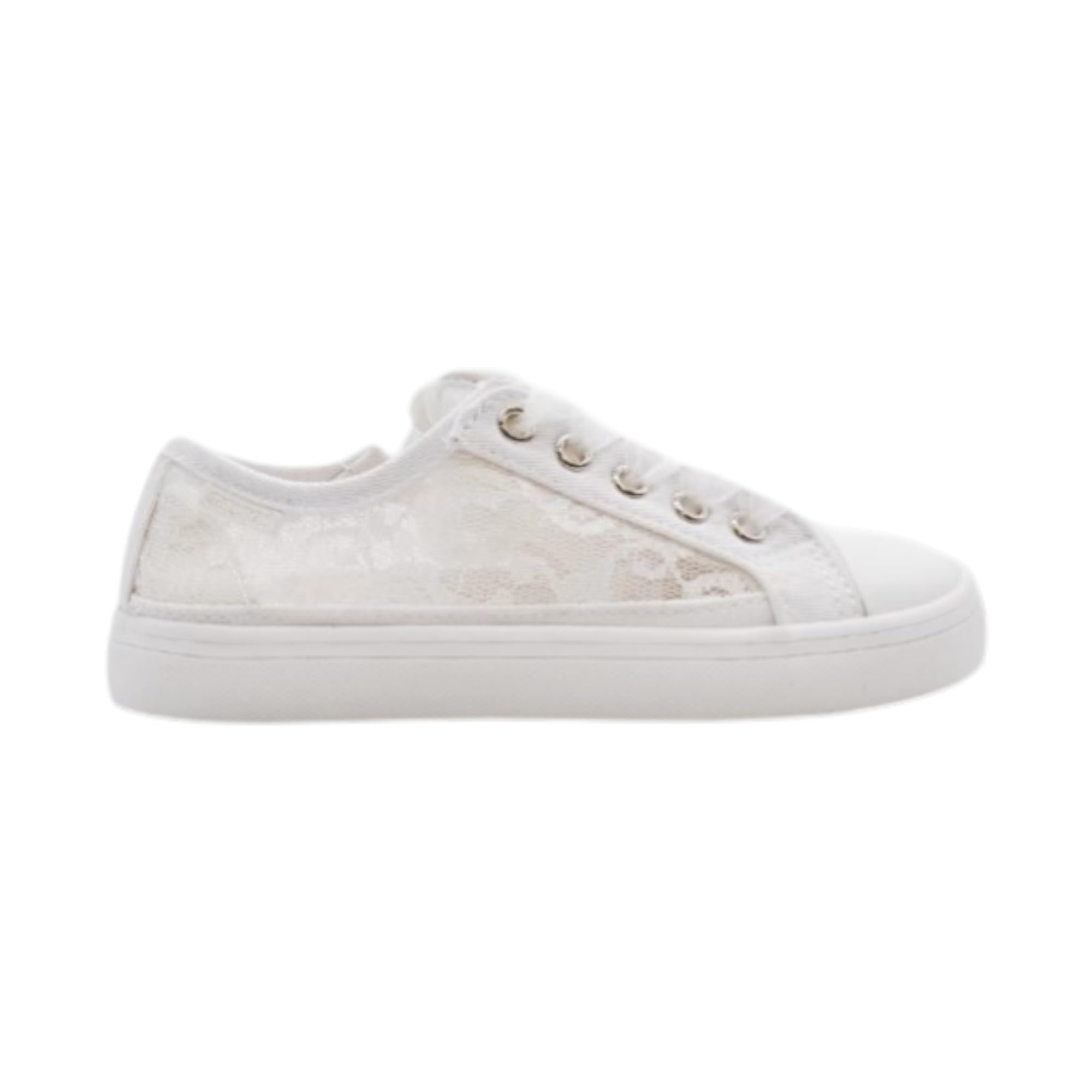 Mayoral Sneakers da Ragazza in Rete, Bianche, Eleganti per Prima Comunione e Cerimonia 43725 45725