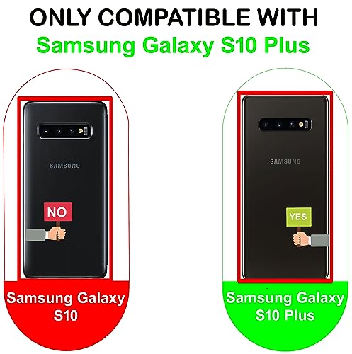 Image of A rtistque Liquid Silicone Matte Shockproof Flexible with Camera Protection Soft Back Cover Case for Samsung Galaxy S10 Plus - Blue