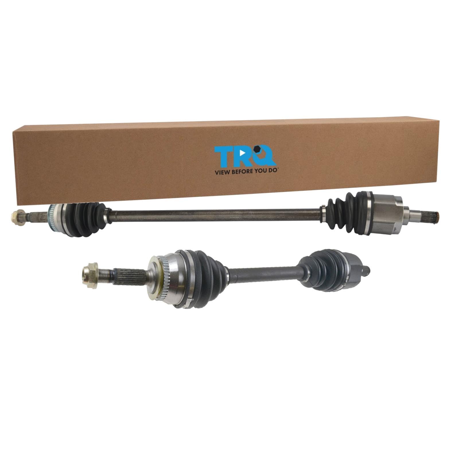 TRQ Front Driver &amp; Passenger Side CV Axle Assembly Set