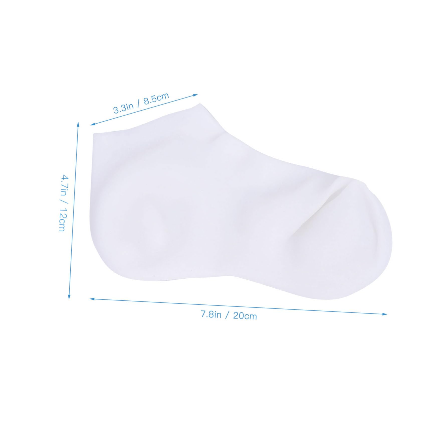 CALLARON 1Pair Moisturizing Treatment Socks for Dry Cracked Feet Exfoliating Hydrating Foot Care for Rough Skin Elastic Design for Comfort