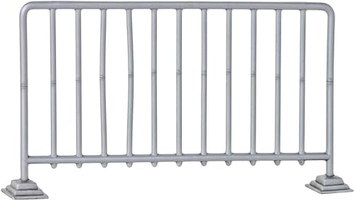 Barandilla plateada para figuras de acción de lucha libre WWE y AEW