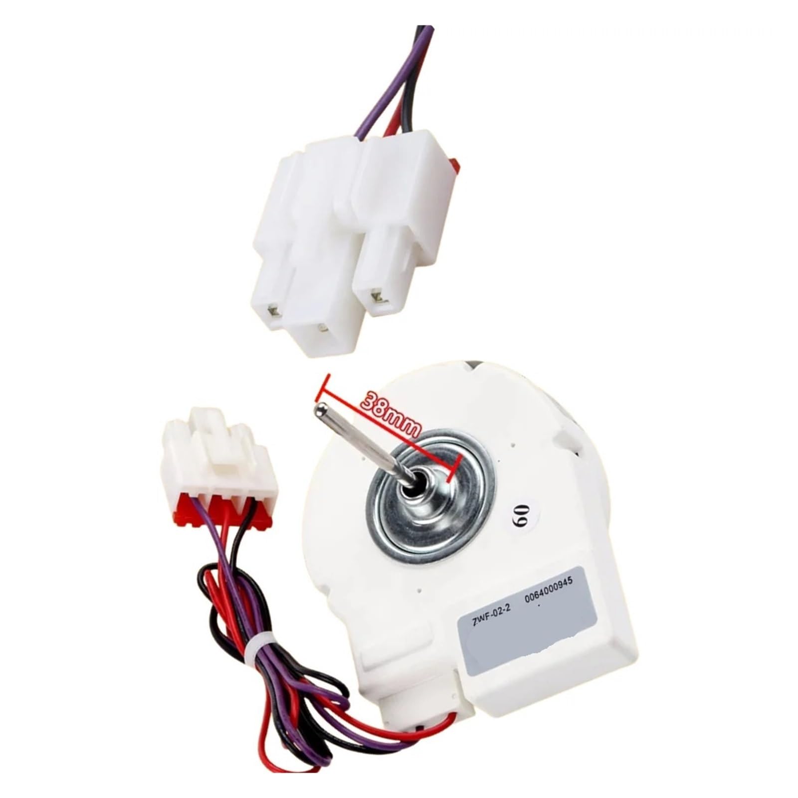 Accessori del motore della ventola di ventilazione del frigorifero, compatibile con Haier, 0064000945
