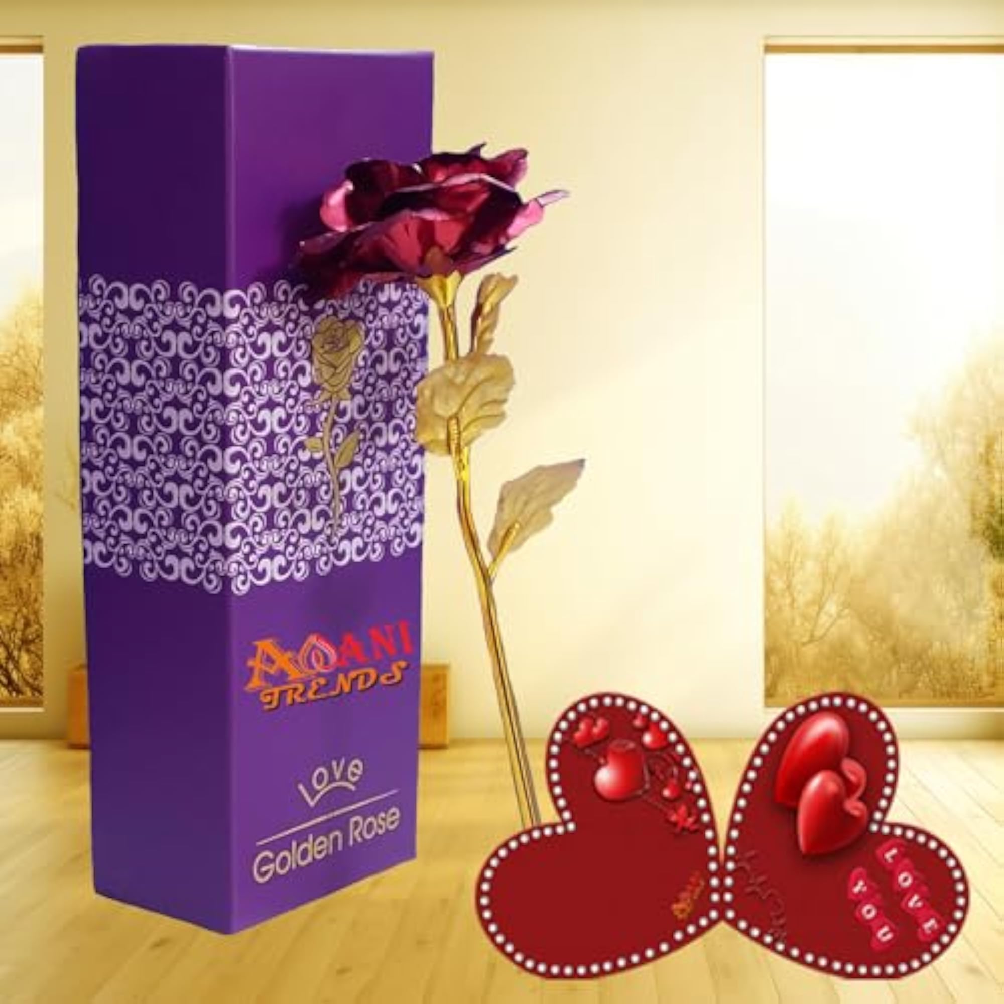 Romantic Artificial Rose Gift for Wife/Girlfriend