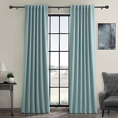 Yunnephele Adjustable Window Curtain Rods 72-144 Inches Matte Black, Classic Ball Finial Design Curtain Rod Set, Single Metal Iron Drapery Rod, 1 Inch Heavy Duty Curtain Rod #TOP1