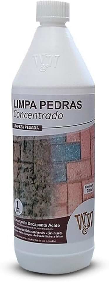 Limpa Pedra Natural Limpeza Profunda Pisos Cimentados 1L W&W