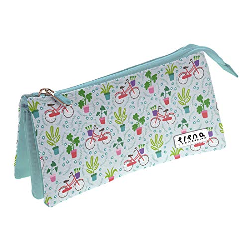 Grafoplás Bicis, Estuche Escolar Unisex Niños, Multicolor, Triple