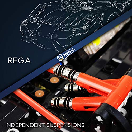 Nifeliz Rega Sports Model Car MOC Building Blocks and Engineering Toy, Adult Collectible Model Cars Set to Build, 1:8 Scale Light Blue Sports Car Model (4239 Pcs)