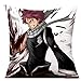 Etruke Anime Fairy Tail Erza Scarlet Gray - Cojín de Almohada para sofá, Doble Cara