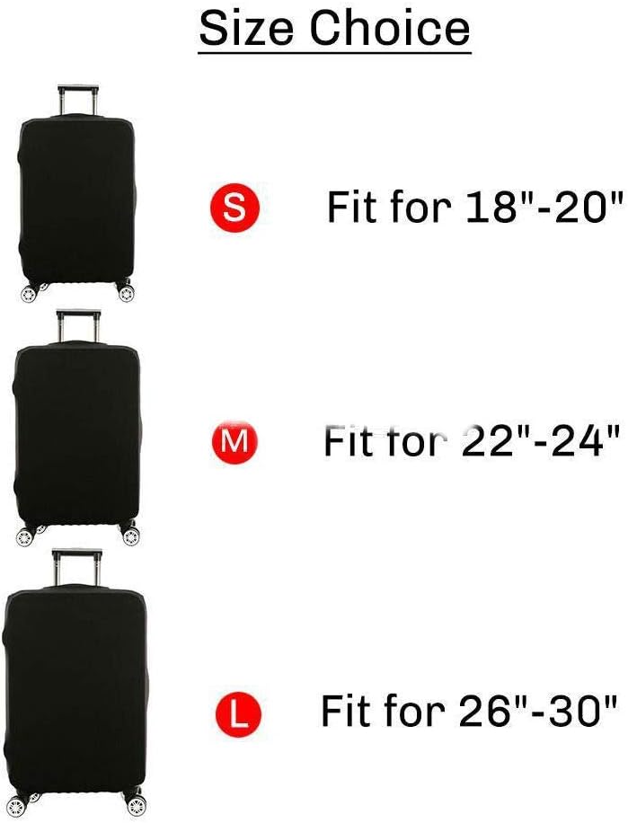 Red Elastic Luggage Suitcase Bags Cover Protector Anti scratch 18" 20" 22" 24" 28" (L - (26"-30")) : Clothing, Shoes & Jewelry