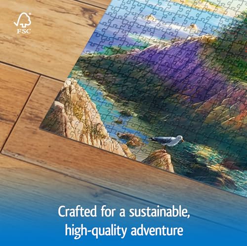 Wonder Forge Goat Hill Lighthouse 1000 Piece Jigsaw Puzzle for Adults | Unique, Perfectly-Fitting Pieces | Fun, Vibrant Imagery | Amazon Exclusive - Thumbnail 4