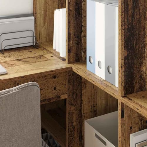 Bureau d'angle gain de place avec rangement pour optimiser votre espace de télétravail - 5