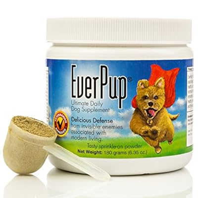 Functional Nutriments Everpup Ultimate Daily Dog Supplement with Glucosamine, Prebiotics, Probiotics, Apoptogens, Vitamins and Minerals for Healthy Joints, Immunity, Digestion and Skin