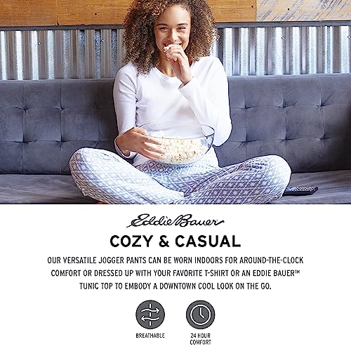 Eddie Bauer Women's Pajama Bottoms - 2 Pack Ultra-Soft Sleep and Lounge Jogger Pants for Women (S-2XL)4