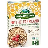 Cascadian Farm Organic Honey Nut O's Cereal, 9.5 oz