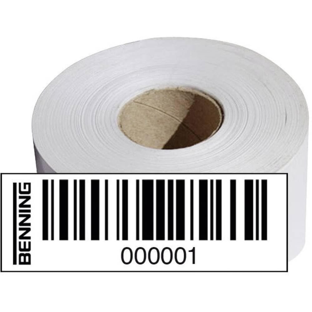 Benning Barcodeetiketten 1-1000 – 1.000 Stück pro Rolle