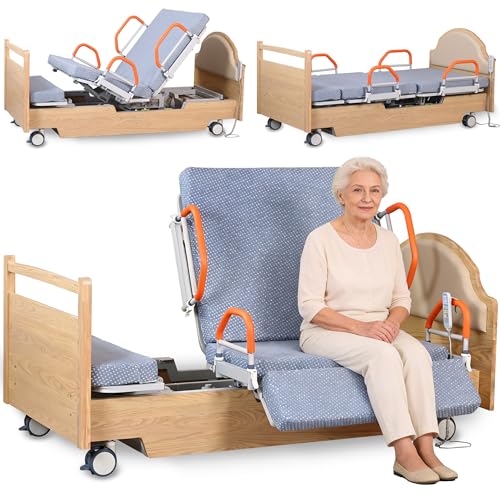 Full Rotating Electric Bed with 90° Rotation