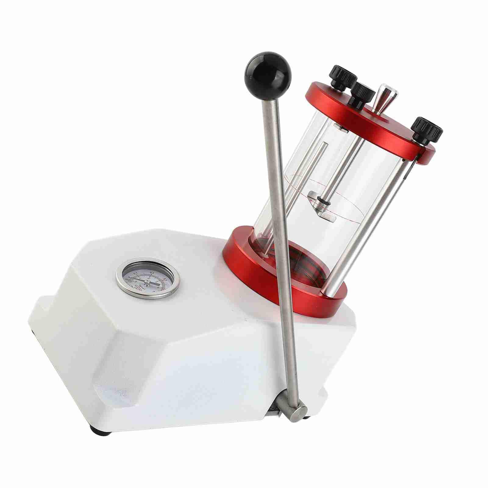 Focket Guarda Tester Impermeabile, 6N 10 Bar Orologio rilevatore Impermeabile Strumento di Misura 2 Orologi Macchina Resistenza Test della Macchina con Cilindro Trasparente per orologiaio Riparazione