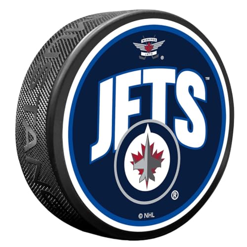 Sports Decor Winnipeg Jets Puck | Wordmark