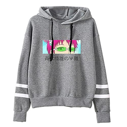 Jyysynj The Disastrous Life of Saiki K Merch The Disastrous Life of Saiki K Hoodie Sweatshirt Langarm Unisex Kleidung Cover