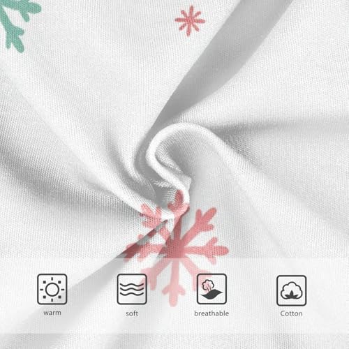 Snowflakes Soft and Breathable Girls' Panties Breathable Toddler Underwear for Kids in Sizes 2T,3T, 4T, 5T, 6Y and 8Y3