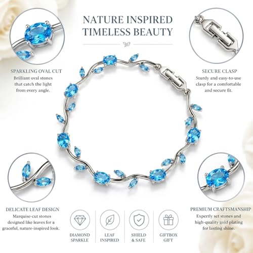 Image of Aurie Tulip Bracelet for Women & Girls | Anti Tarnish Stainless Steel Floral Bracelet |Party and Daily Wear Jewellery