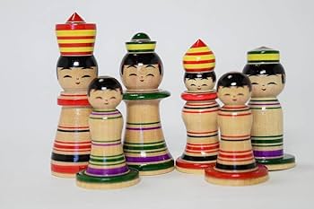 Amazon | こけス こけしとチェスのコラボ商品 ボードゲーム