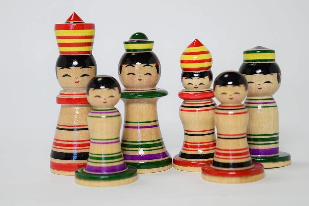 Amazon | こけス こけしとチェスのコラボ商品 ボードゲーム