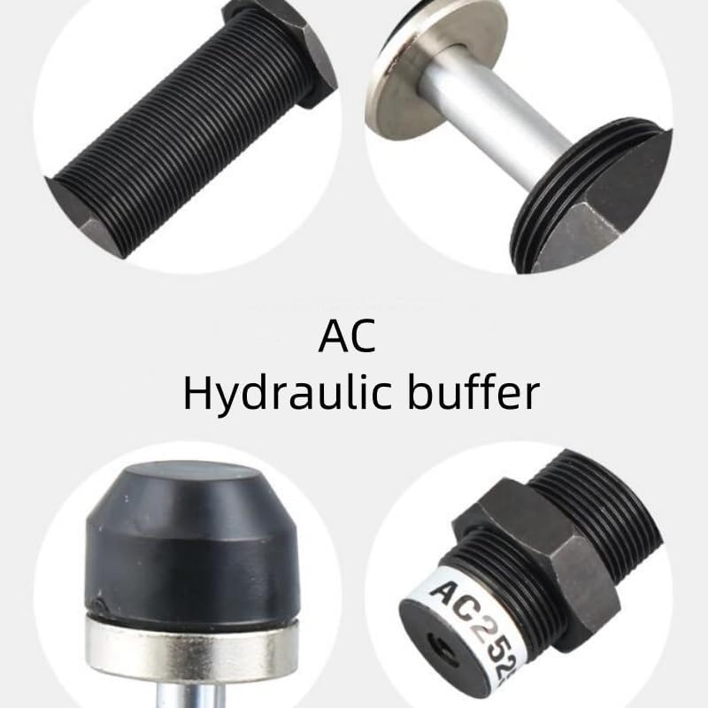 1pcs AC0806 Hydraulic Buffer AC1007/1210/1416/1420/1005 Cylinder Shock Absorber Damper Pneumatic Components Mechanical Arm Accessorie(AC1008,-1- High speed)