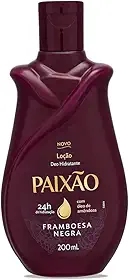 Paixão Loção Hidratante Framboesa Negra Com Ação Desodorante 200Ml